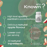 Known Nutrition Kombucha Vegan Gummy Supplement 60, imported from the UK