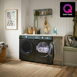 Hisense 10kg black heat pump tumble dryer, UK version