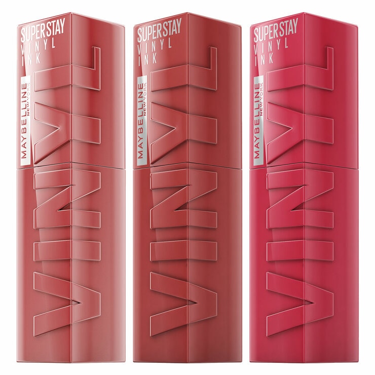 Maybelline Vinyl Liquid Lipstick 3 pack (British brand)