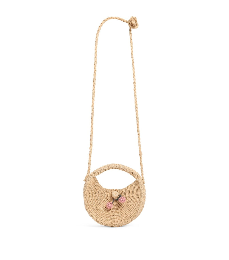 Bonpoint raffia Loulou crossbody bag - British product