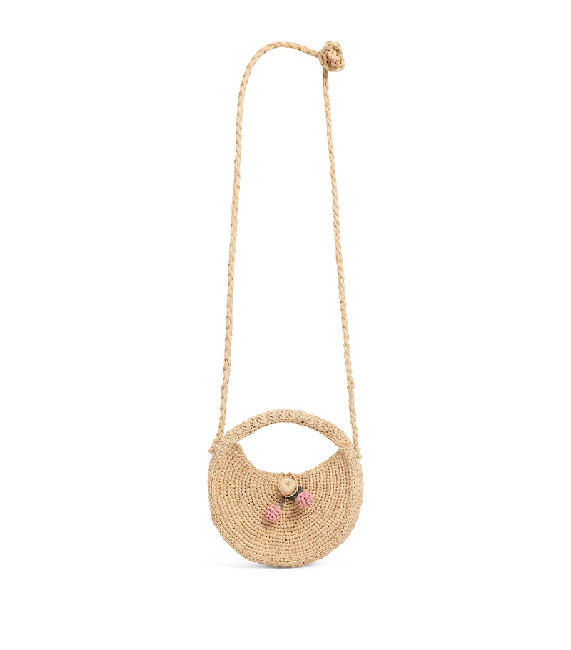Bonpoint raffia Loulou crossbody bag - British product