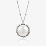 MUCHV Pearl Necklace with Bobble Chain - British product