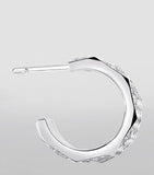 Graff white gold diamond triple-hoop earrings - British product