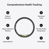Ultrahuman Ring AIR smart ring Matte Grey Size 5, UK version