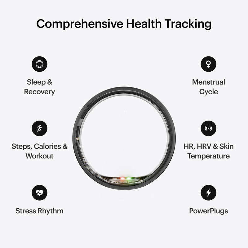 Ultrahuman Ring AIR smart ring Matte Grey Size 5, UK version