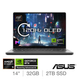 Costco UK ASUS ROG Zephyrus G14 AMD Ryzen AI 9 32GB 2TB SSD RTX 5070 Ti 14 Inch OLED Gaming Laptop- Buy online at McGrocer