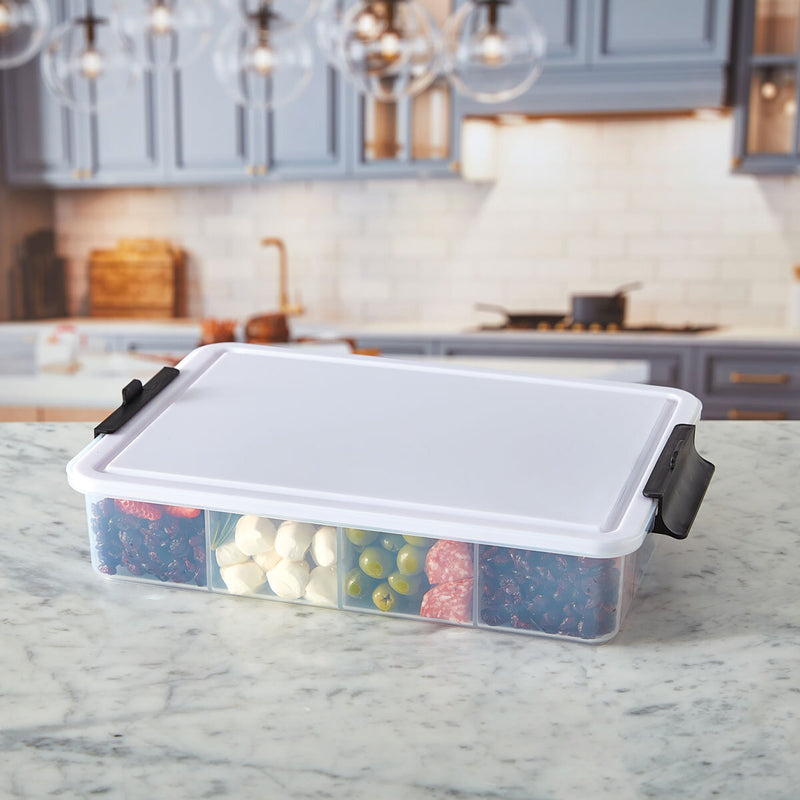 Sabatier Snacklebox set with cutting board lids (British brand)
