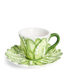 Les-Ottomans Lily of the Valley coffee cup and saucer, UK version