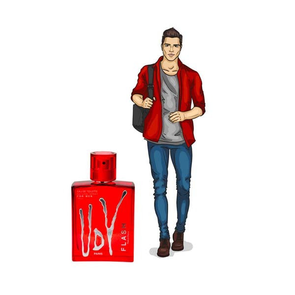 UDV Flash Eau de Toilette 100ml, imported from the UK