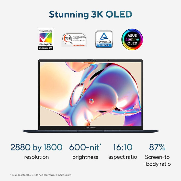 ASUS Zenbook 14 OLED laptop, imported from the UK