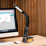 Costco UK OttLite Wireless Charging LED Lamp with Colour Changing Base Black Desk Lamp- Buy online at McGrocer