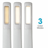 OttLite LED desk lamp with wireless charging and colour changing base, UK version