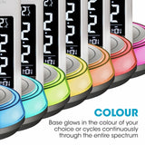 OttLite LED desk lamp with wireless charging and colour changing base, UK version