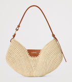 LOEWE medium raffia swing shoulder bag, UK version