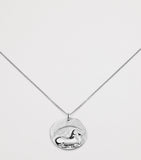 Monica Vinader sterling silver Aries zodiac necklace, imported from the UK