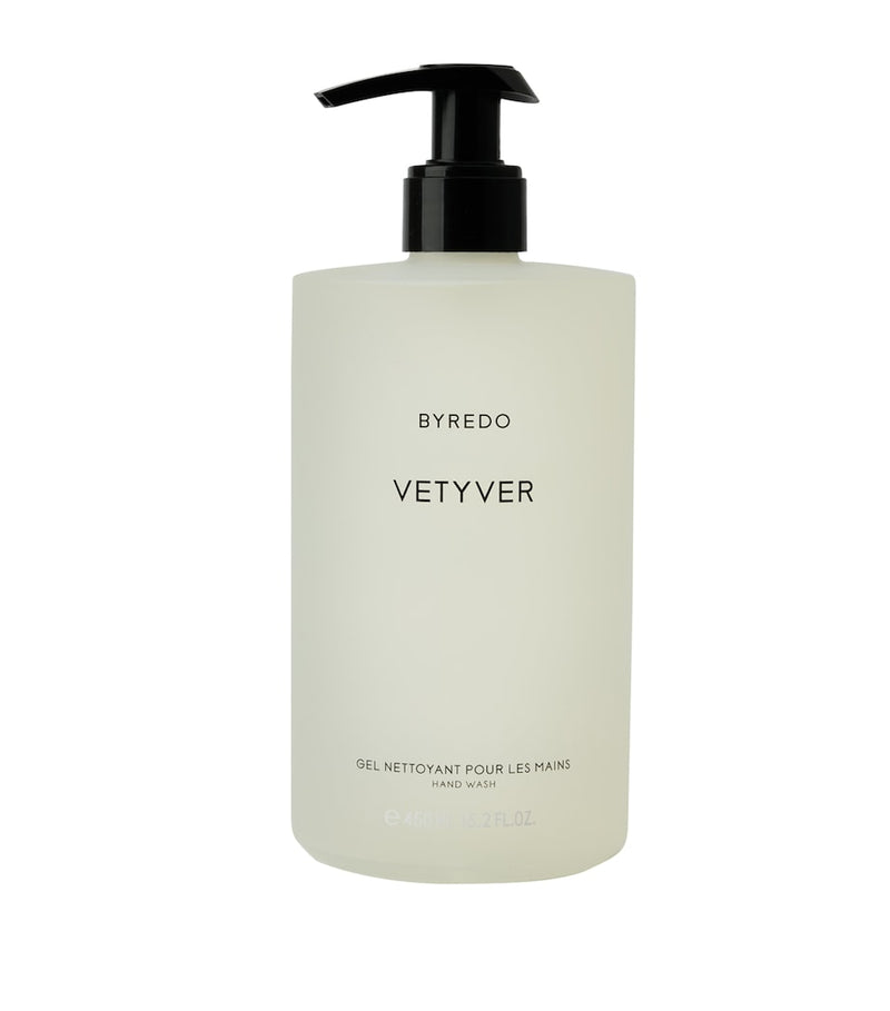 Byredo Vetyver hand wash 450ml bottle, imported from the UK