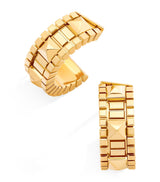Harrods MARLI New York Mini Yellow Gold Life Hoop Earrings- Buy online at McGrocer