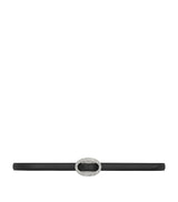 Harrods Saint Laurent Leather Embellished Oval Belt- Buy online at McGrocer