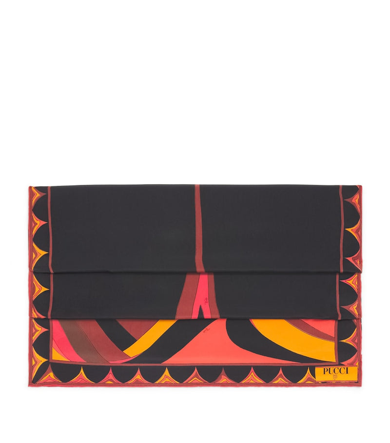 Pucci silk printed hijab with archival psychedelic print, imported from the UK