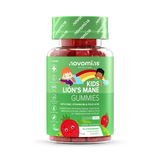 Holland & Barrett Novomins Kids Lion's Mane Strawberry Gummy Supplement 30 Gummies- Buy online at McGrocer