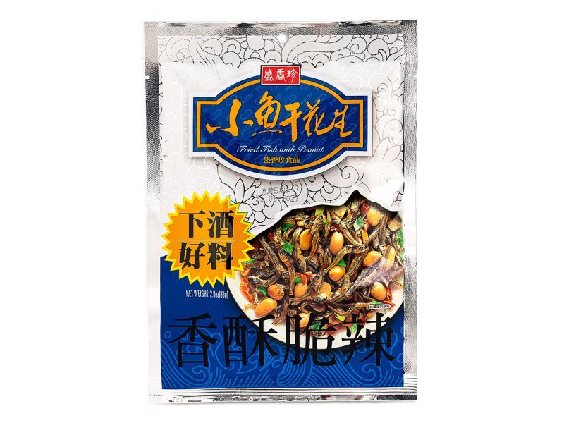 Triko Foods fried fish with peanuts snack - British product