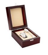 Harrods Carrs Sterling Silver Egg Cup and Spoon Set in Presentation Case- Buy online at McGrocer