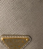 Prada Saffiano leather badge holder, imported from the UK