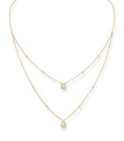 Messika My Twin necklace yellow gold diamonds 0.76ct - British product