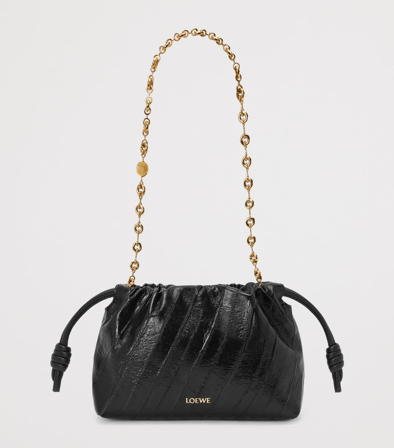 LOEWE Mini Eel Leather Flamenco Purse - British product