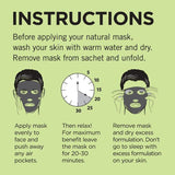 Fuss Free Naturals Men's Charcoal Mask 3-pack - British product