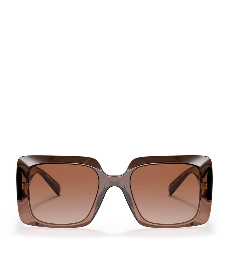 Versace acetate square gradient sunglasses, imported from the UK