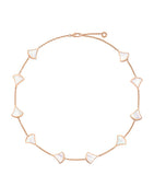 Bvlgari rose gold mother-of-pearl necklace (British brand)