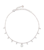 SHAY white gold diamond illusion necklace - British product