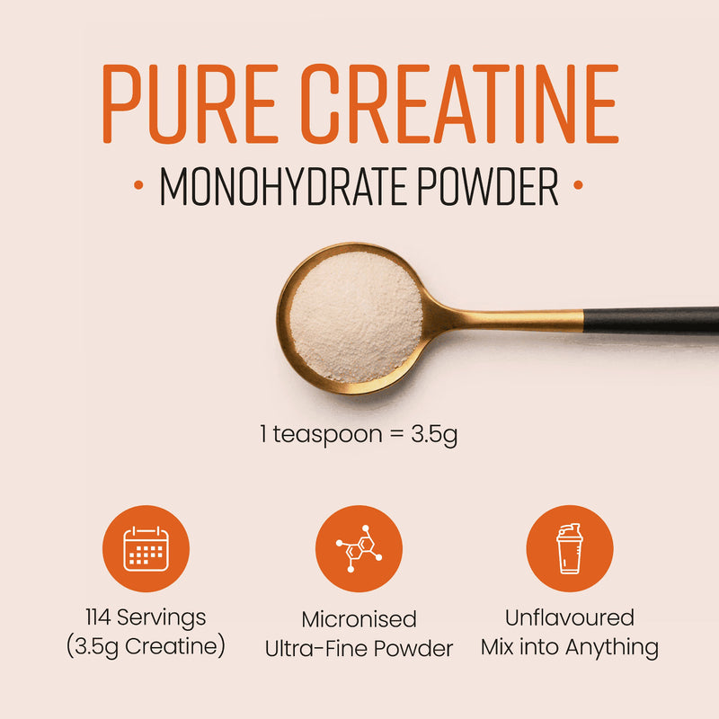 VitaBright creatine monohydrate 400g pouch, UK version