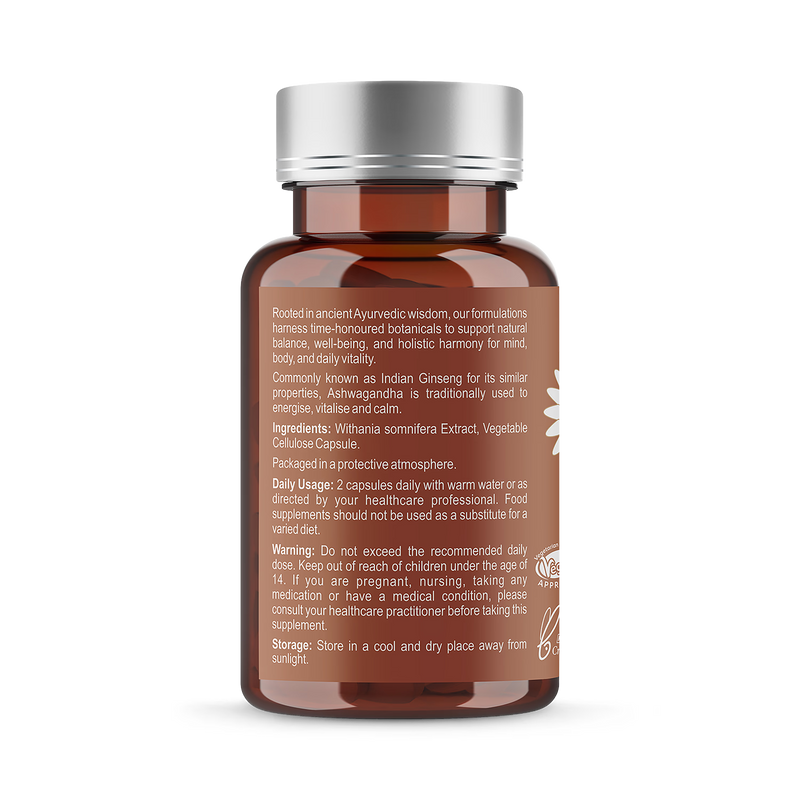 Ayumi Ashwagandha vegan capsules 60 count - British product