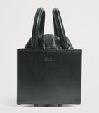 Talel leather triangle top-handle bag - British product