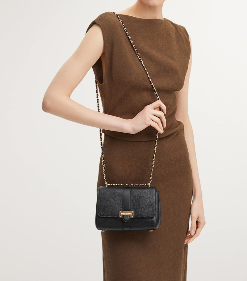 Aspinal of London small Lottie cross-body bag in leather, UK version