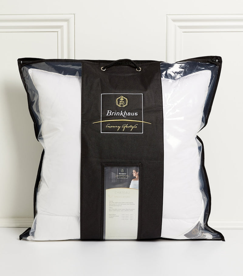 Brinkhaus Medium Goose Down Chateau Pillow 65cm x 65cm - British product