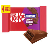 ASDA Kitkat Chunky Crunchy Double Chocolate Chocolate Wafer Bars 4 Pack 136g- Buy online at McGrocer