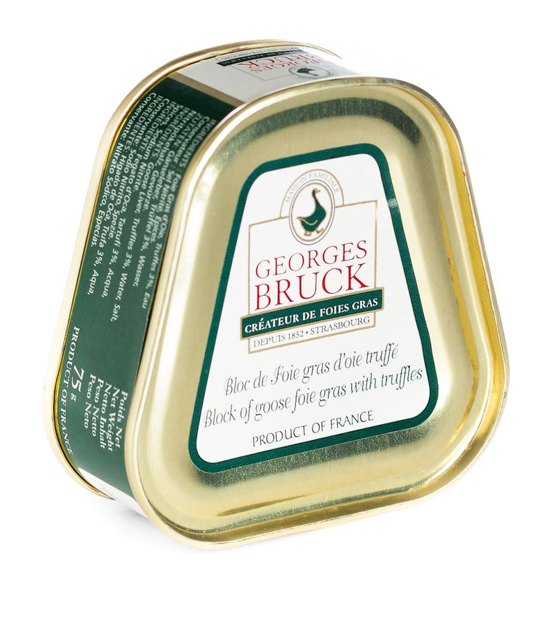GEORGES BRUCK goose foie gras with truffle 75g, UK version