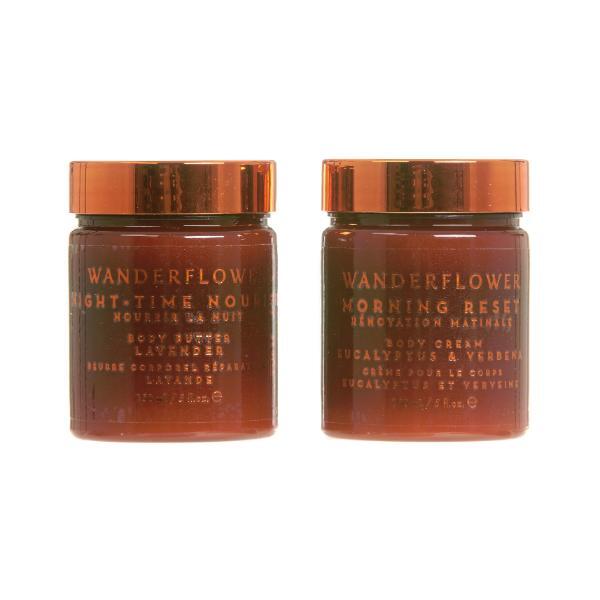 Wanderflower Body Duo Gift Set Eucalyptus Lavender 2x150ml (British brand)