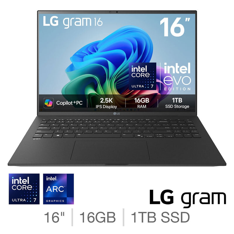 LG gram Copilot+PC laptop 16 inch, imported from the UK