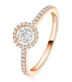 Messika Joy Roségold-Diamantring 0,45 Karat (Britische Marke)