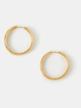 Next Accessorize Gold Tone 14ct Chunky Hoop Earrings- Buy online at McGrocer