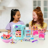 Cookeez Makery bulk role-play set with plush toys, UK version
