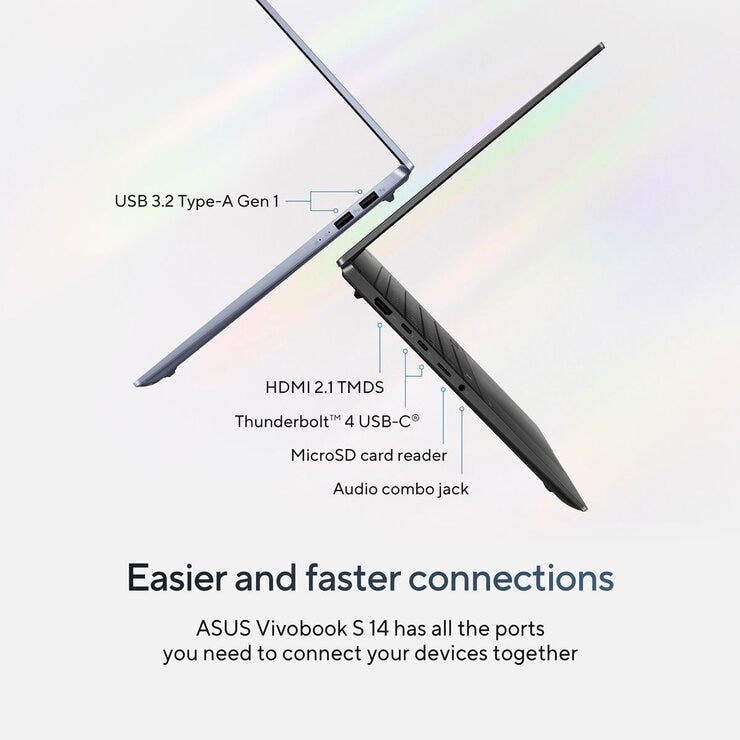 ASUS Vivobook S 14 inch OLED laptop, imported from the UK