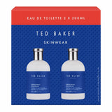 Ted Baker Skinwear Mens EDT 200ml twin pack, imported from the UK