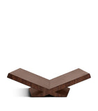 Assouline Culture Classic bookstand walnut leather (British brand)