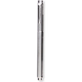 Caran Dache Ecridor chevron rhodium fountain pen (British brand)