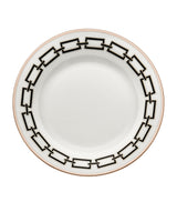 GINORI 1735 Catene Nero Dessert Plate 22cm
